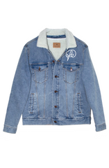 Unisex Sherpa Lined Denim Jacket