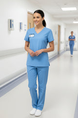 Womens Invincible Stretch Scrub Top