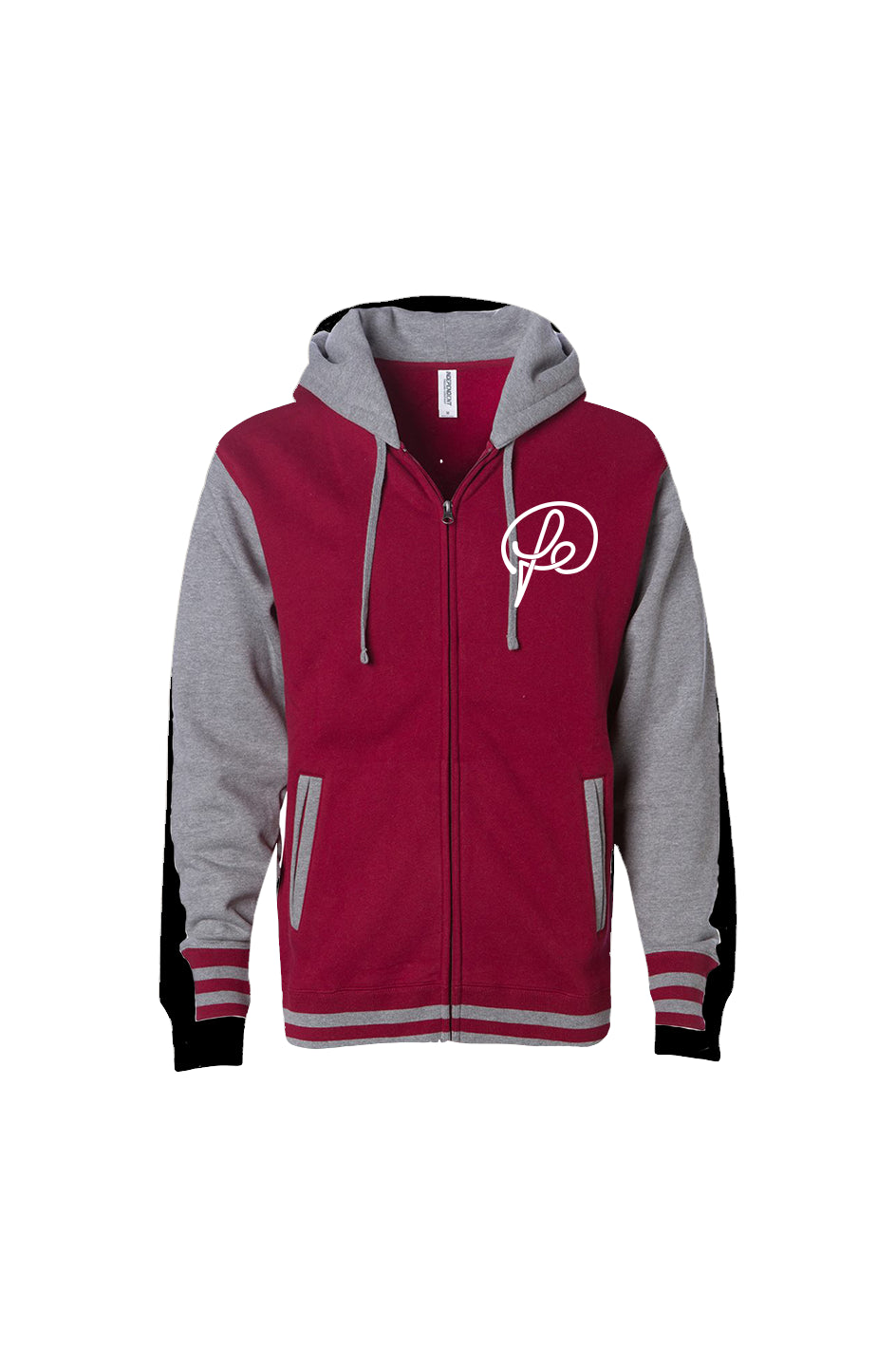 Fatal Elegance UNISEX VARSITY ZIP HOOD