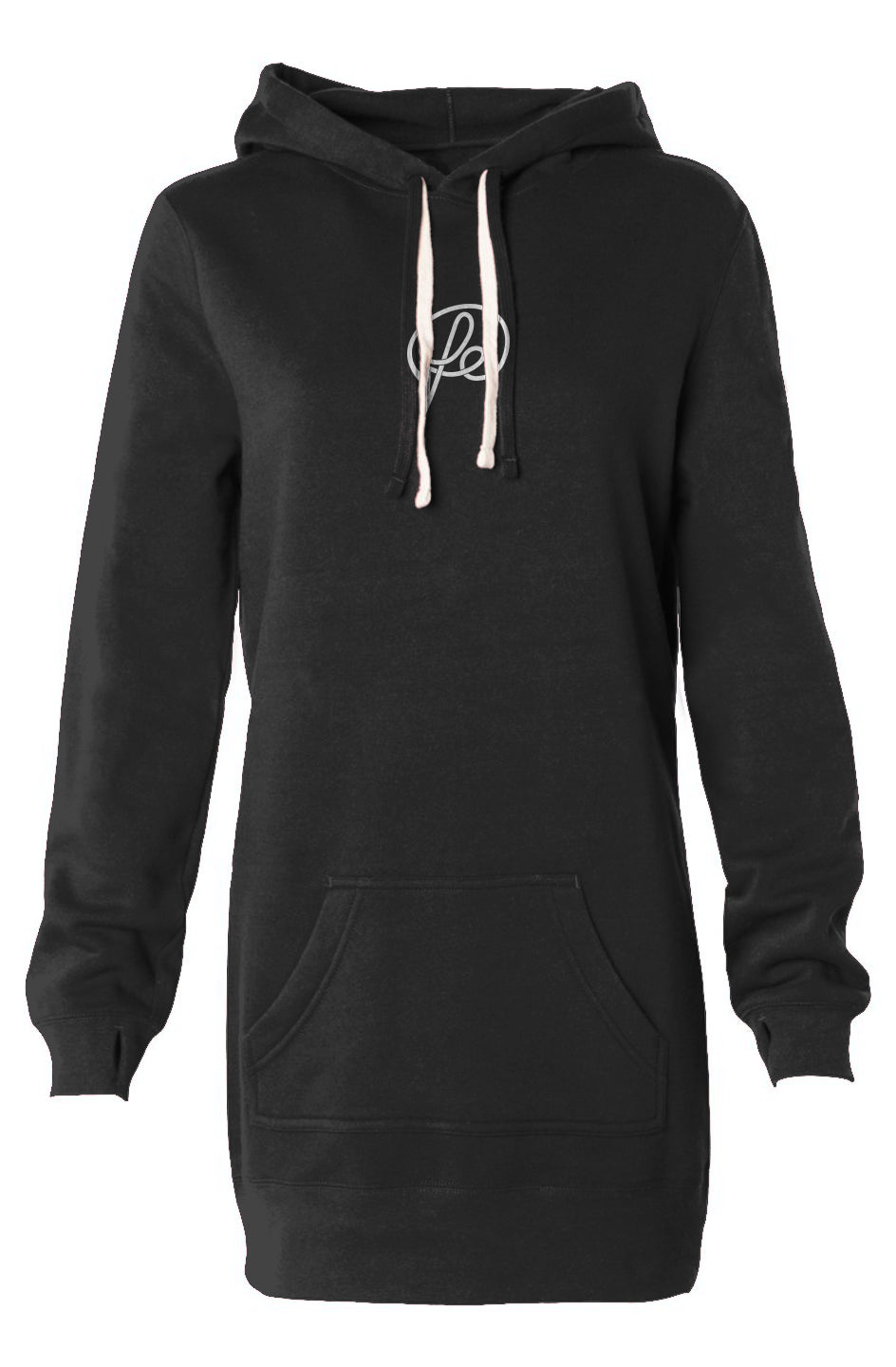 Fatal Elegance Hooded Sweatshirt Dress