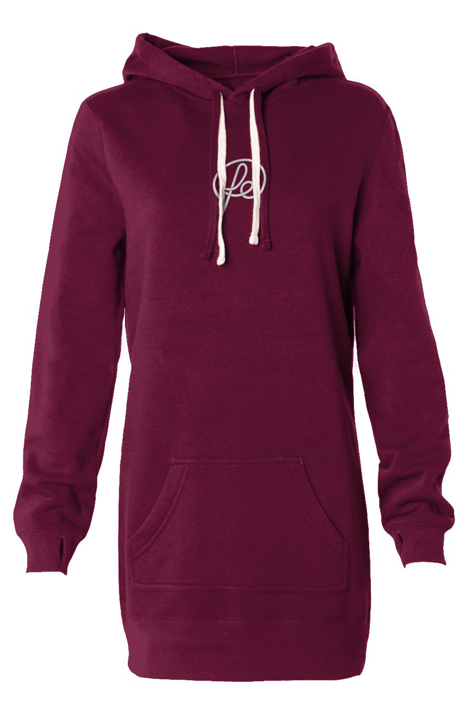 Fatal Elegance Hooded Sweatshirt Dress