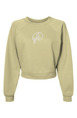 Fatal Elegance Womens Raglan Pullover Fleece Sweatshirt