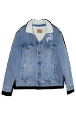 Unisex Sherpa Lined Denim Jacket