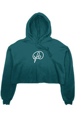 crop fleece hoodie
