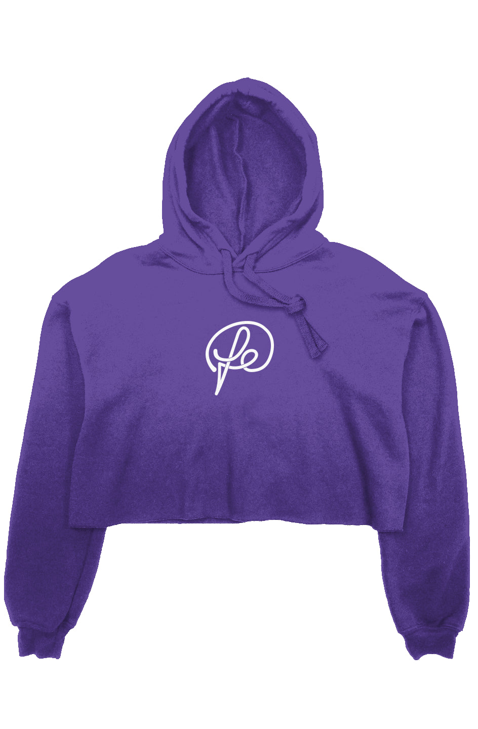 crop fleece hoodie